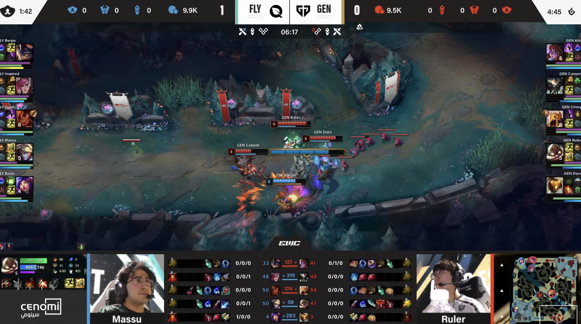 Baccara Gaming-🎮EWC淘汰赛战报：GenG 2-0完胜FLY晋级四强，将战G2