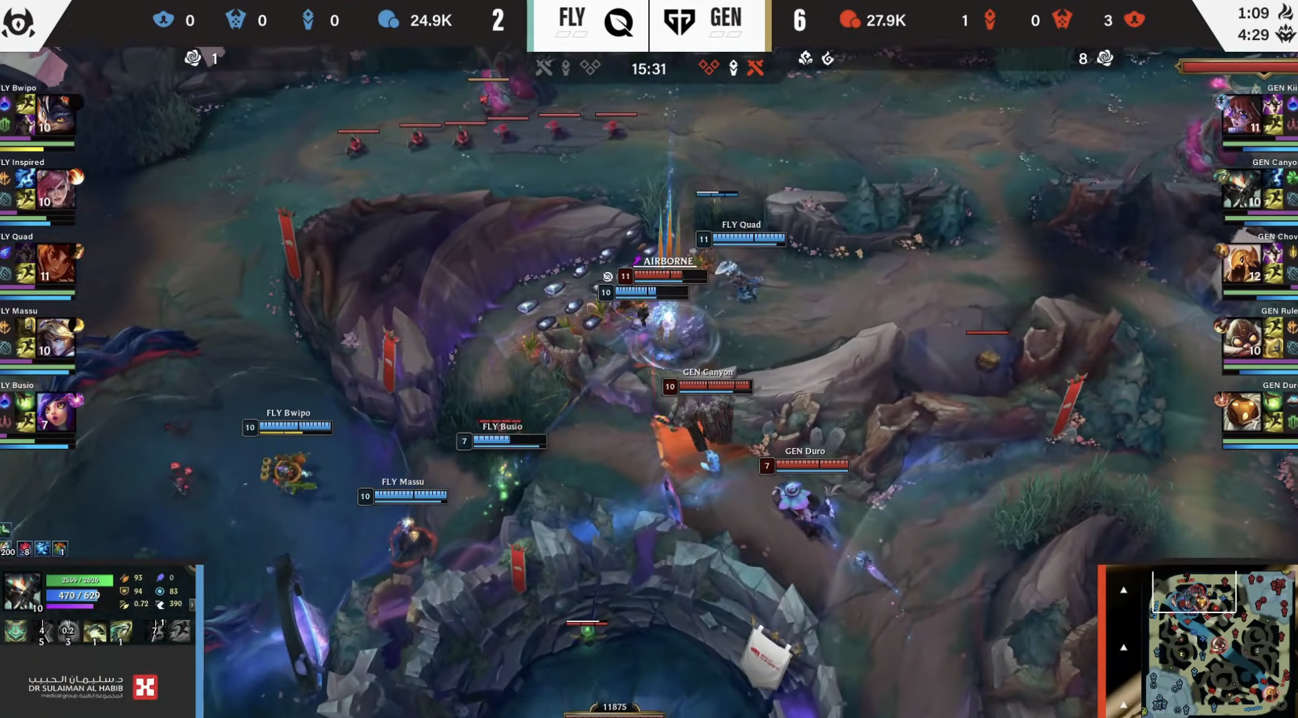 Baccara Gaming-🎮EWC淘汰赛战报：GenG 2-0完胜FLY晋级四强，将战G2