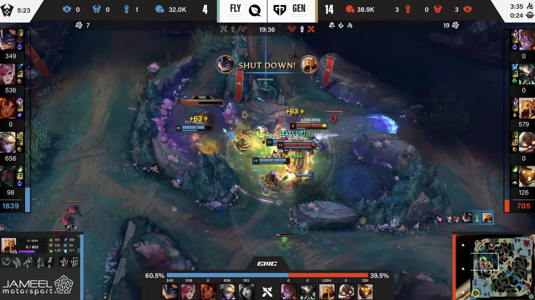 Baccara Gaming-🎮EWC淘汰赛战报：GenG 2-0完胜FLY晋级四强，将战G2