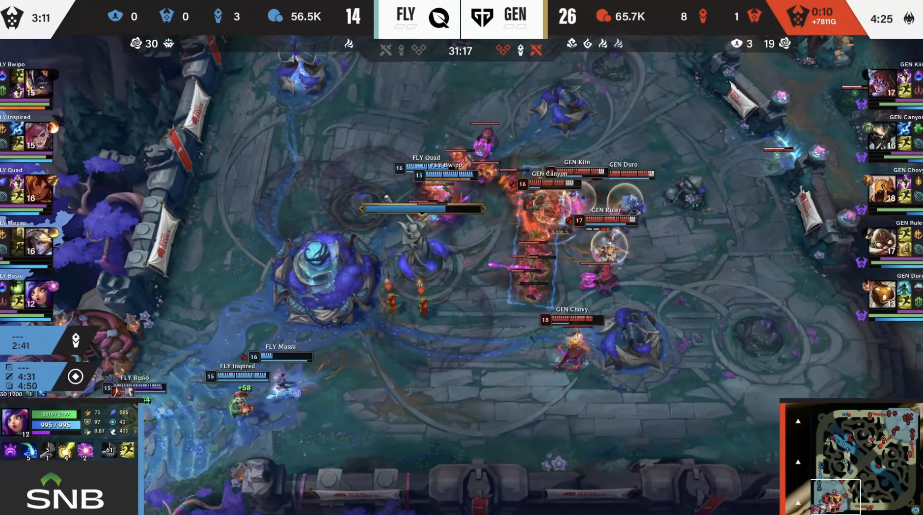 Baccara Gaming-🎮EWC淘汰赛战报：GenG 2-0完胜FLY晋级四强，将战G2