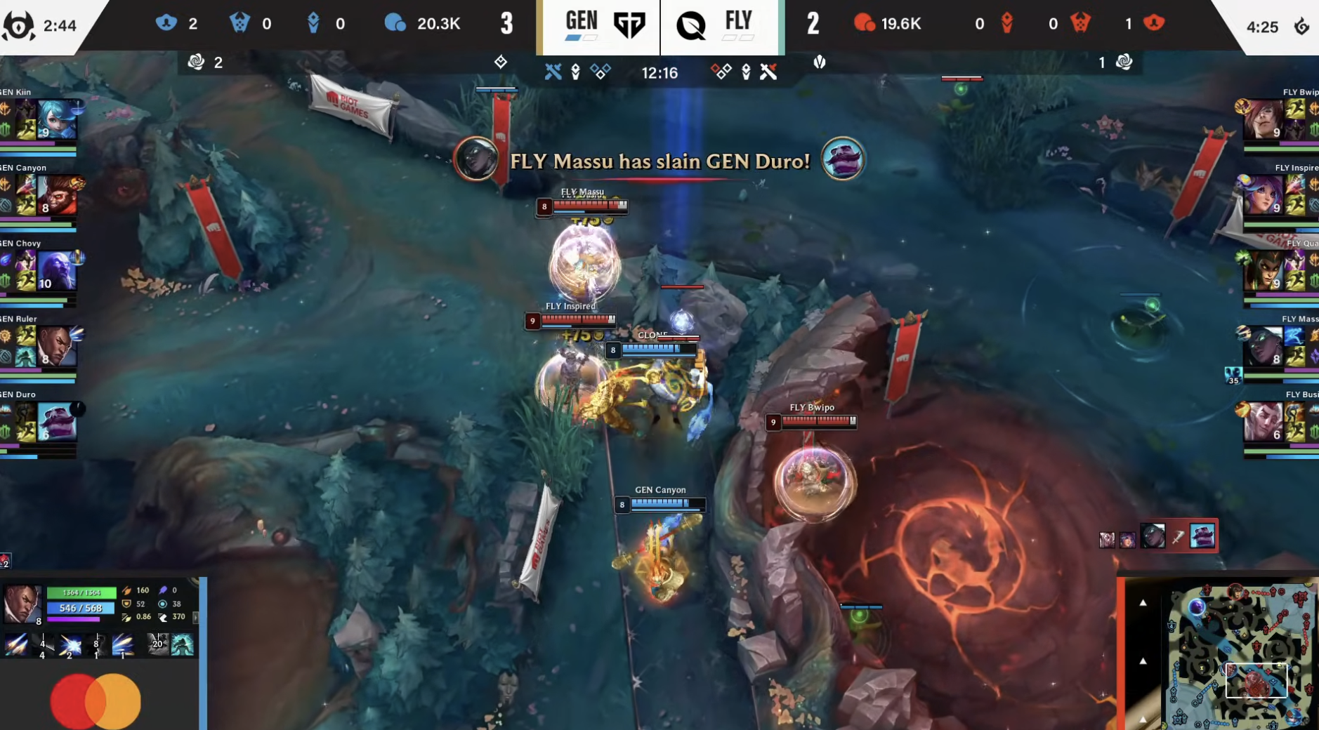 Baccara Gaming-🎮EWC淘汰赛战报：GenG 2-0完胜FLY晋级四强，将战G2